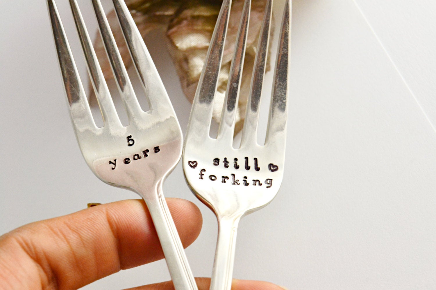 5 years  still forking forks. - samirahcollections