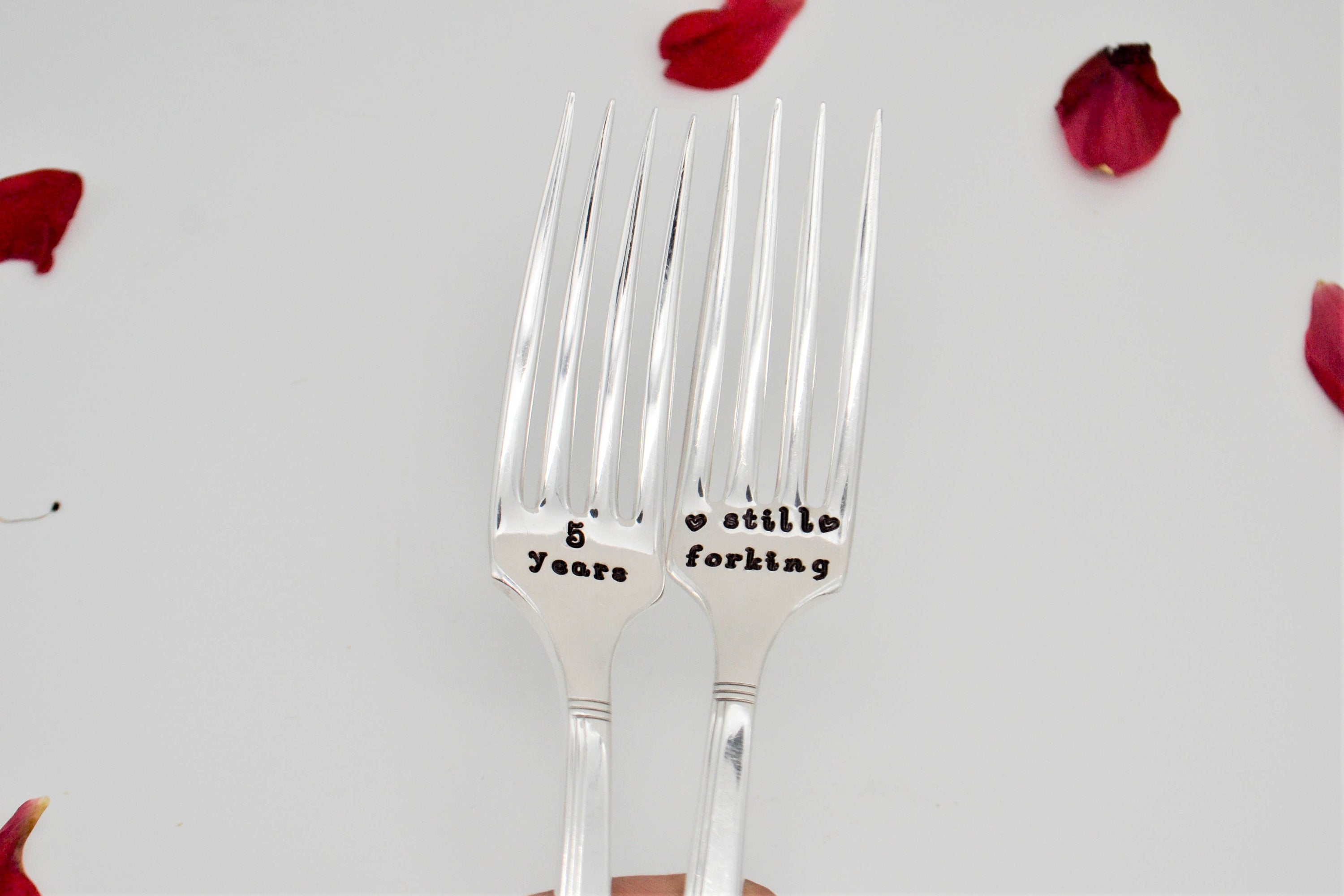 5 years  still forking forks. - samirahcollections