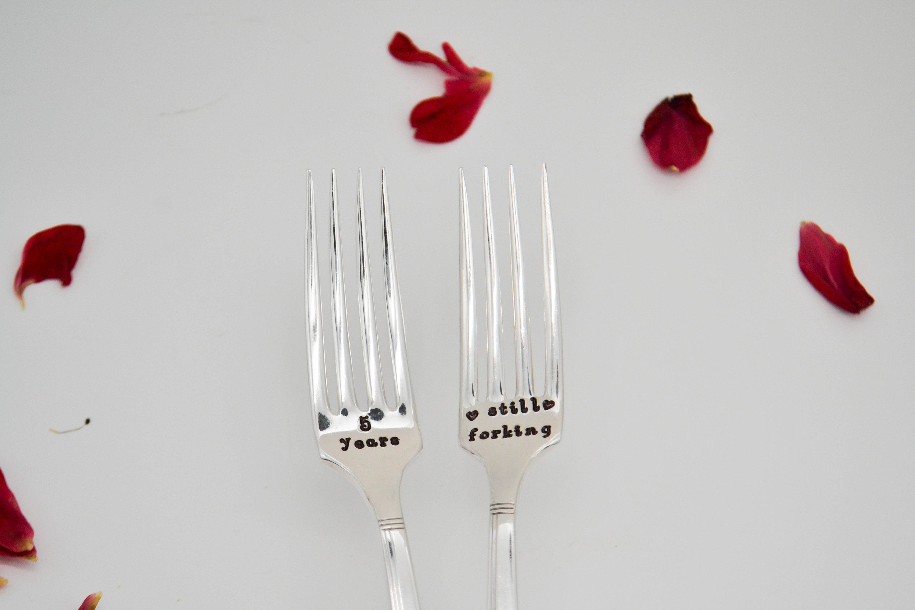 5 years  still forking forks. - samirahcollections